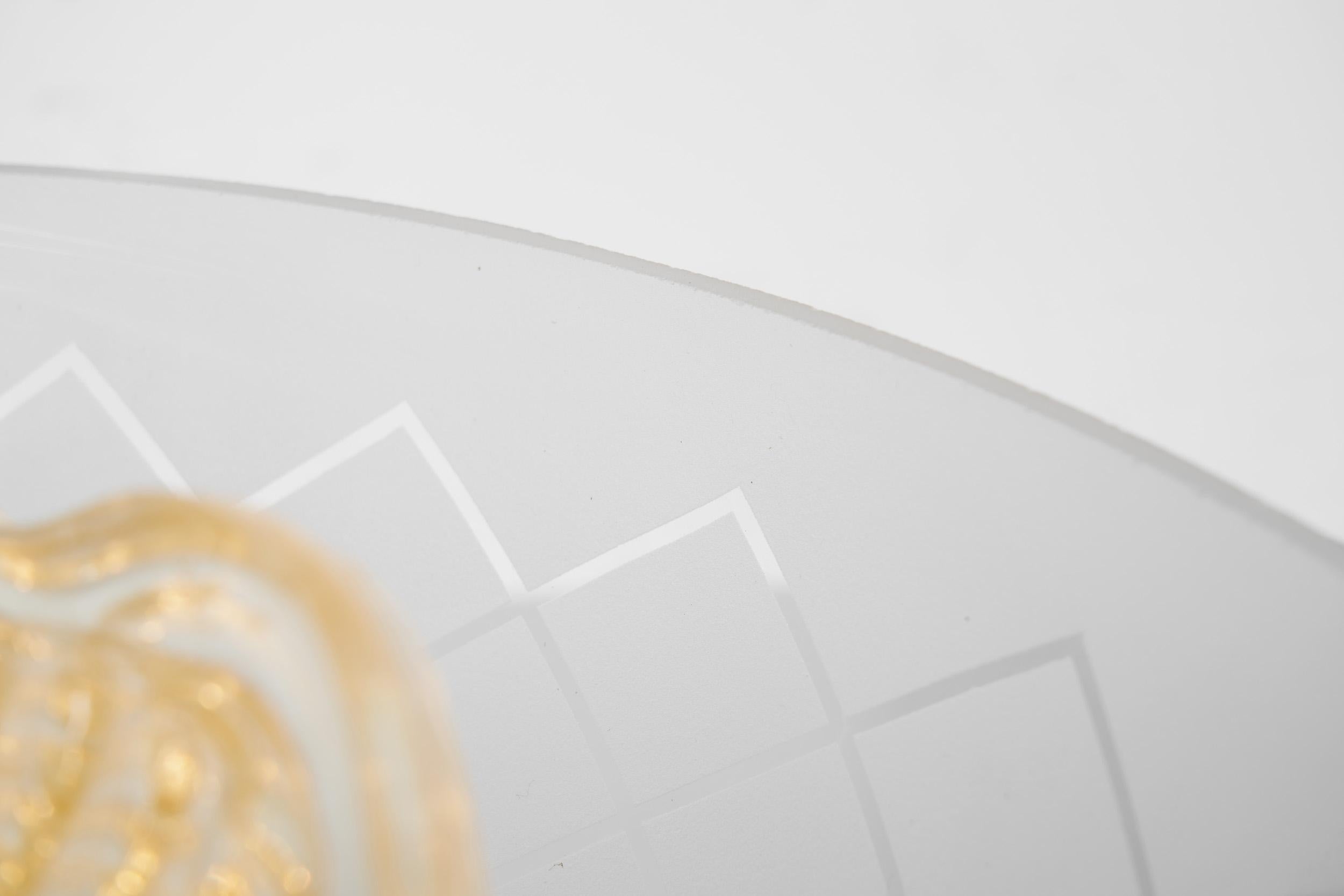 Swedish Modern Glass Ceiling Lamp by Orrefors, Sweden 1930s 9