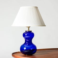 Swedish Modern Glass Table Lamp by Josef Frank for Firma Svenskt Tenn, 1940/50s