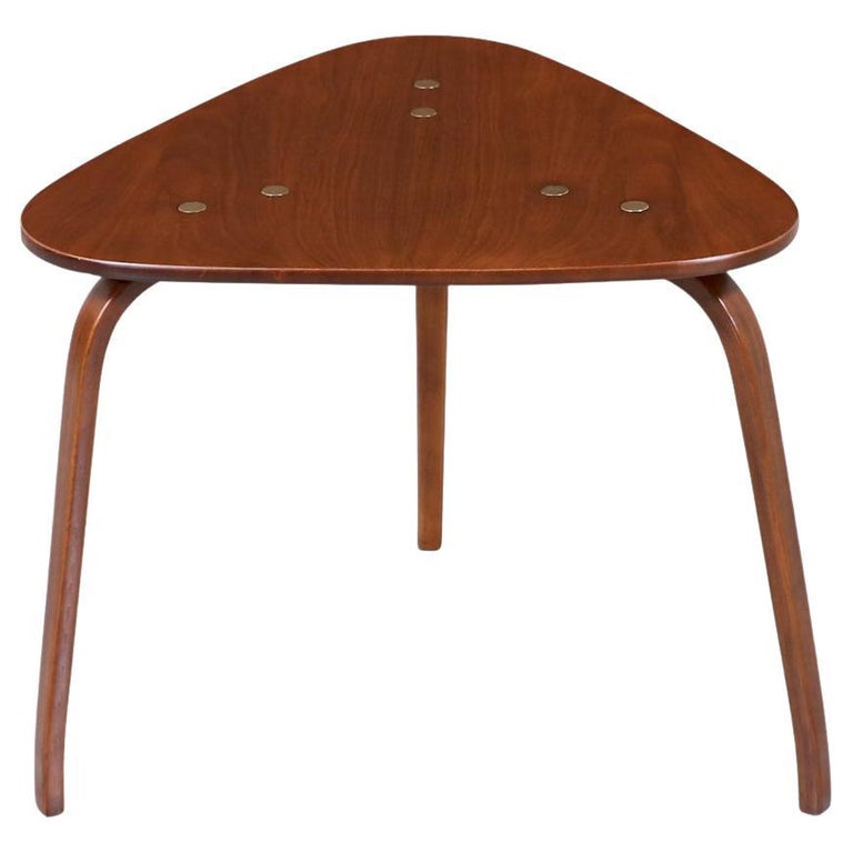 Swedish Modern "Guitar Pick" Side Table by Yngve Ekstrom for Dux For