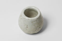 Swedish Modern Gunnar Nylund for Rörstrand Ceramic White Chamotte Vase