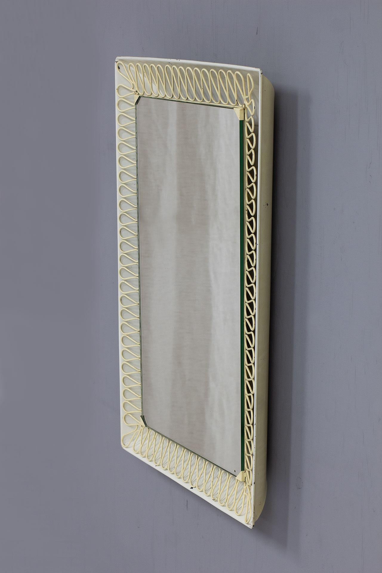Swedish Modern Illuminated Mirror, 1940s In Good Condition For Sale In Stockholm, SE