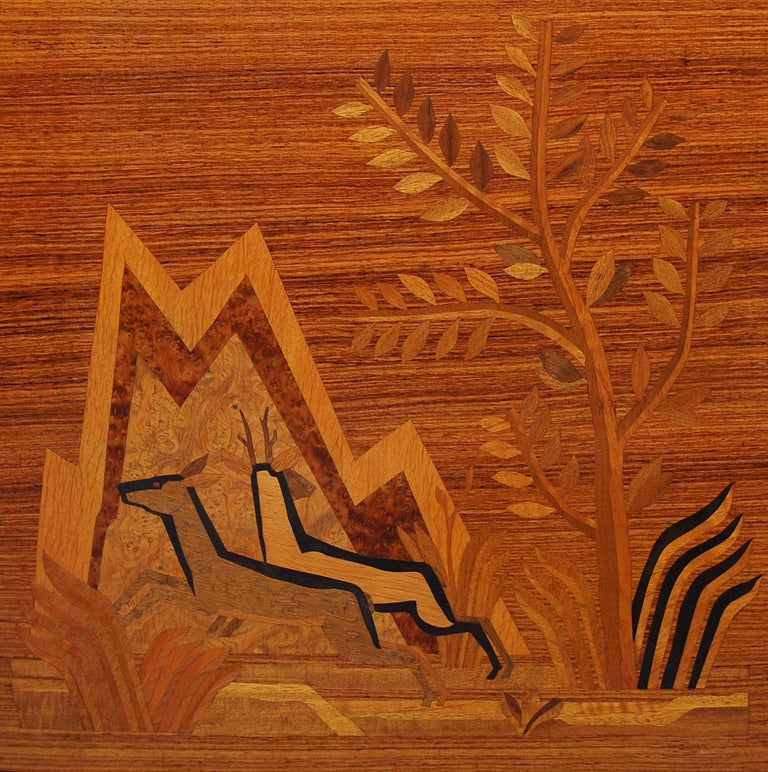 Swedish Modern Intarsia Bar Cabinet by Reiners Mjölby, 1939 at 1stDibs ...