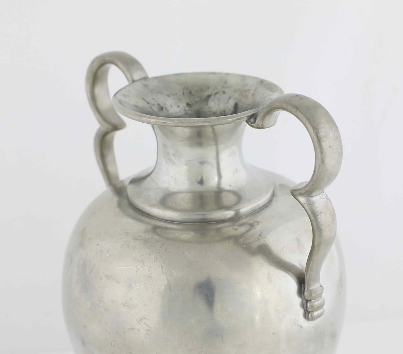 Mid-Century moderno Moderno svedese - Grande vaso in peltro - Ernst Svedbom, Svenskt Tenn 1960 in vendita