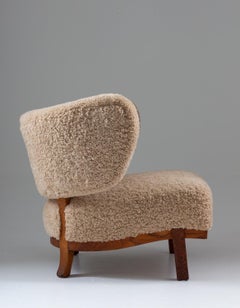 Swedish Modern Lounge Chair by Otto Shulz for Boet