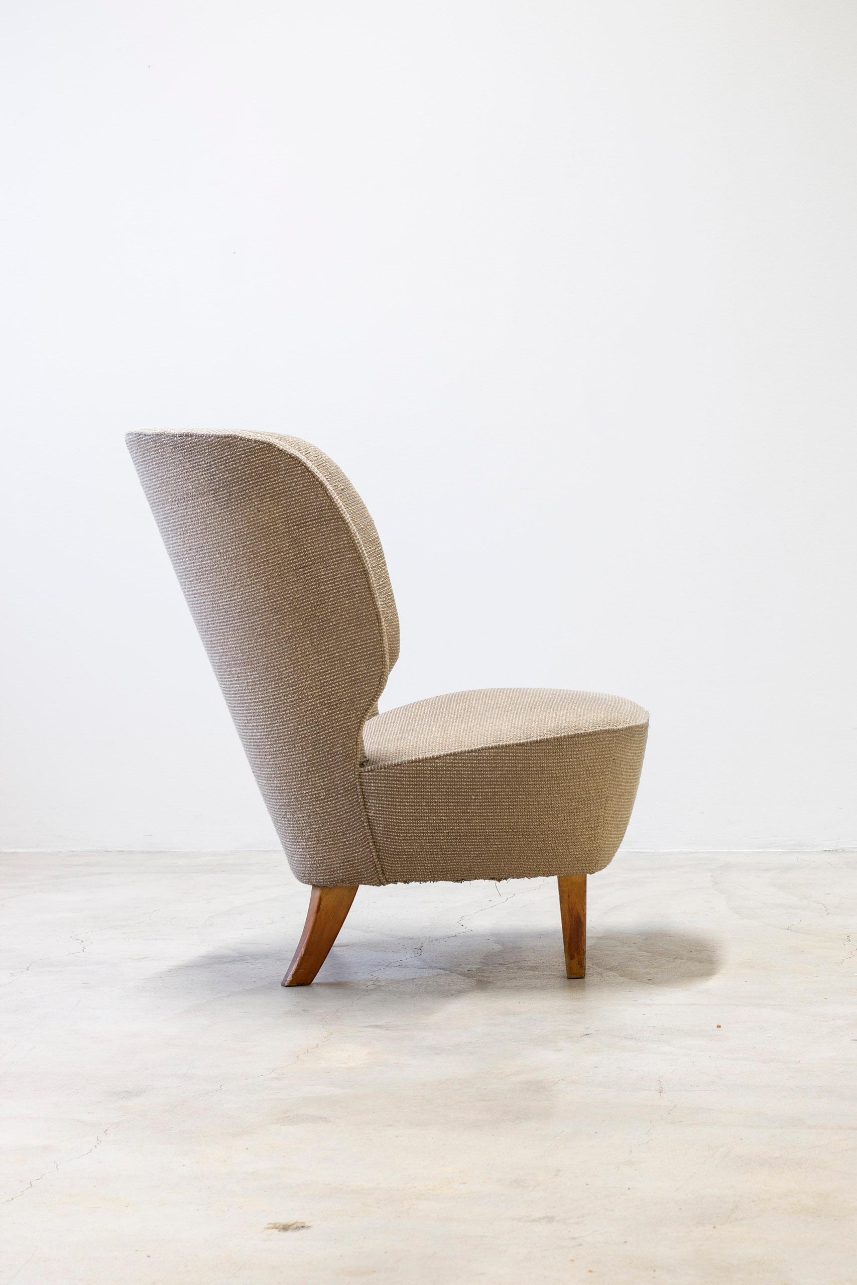 Sedia da salotto moderna svedese di Sven Staaf, Svezia anni '40 in vendita 1