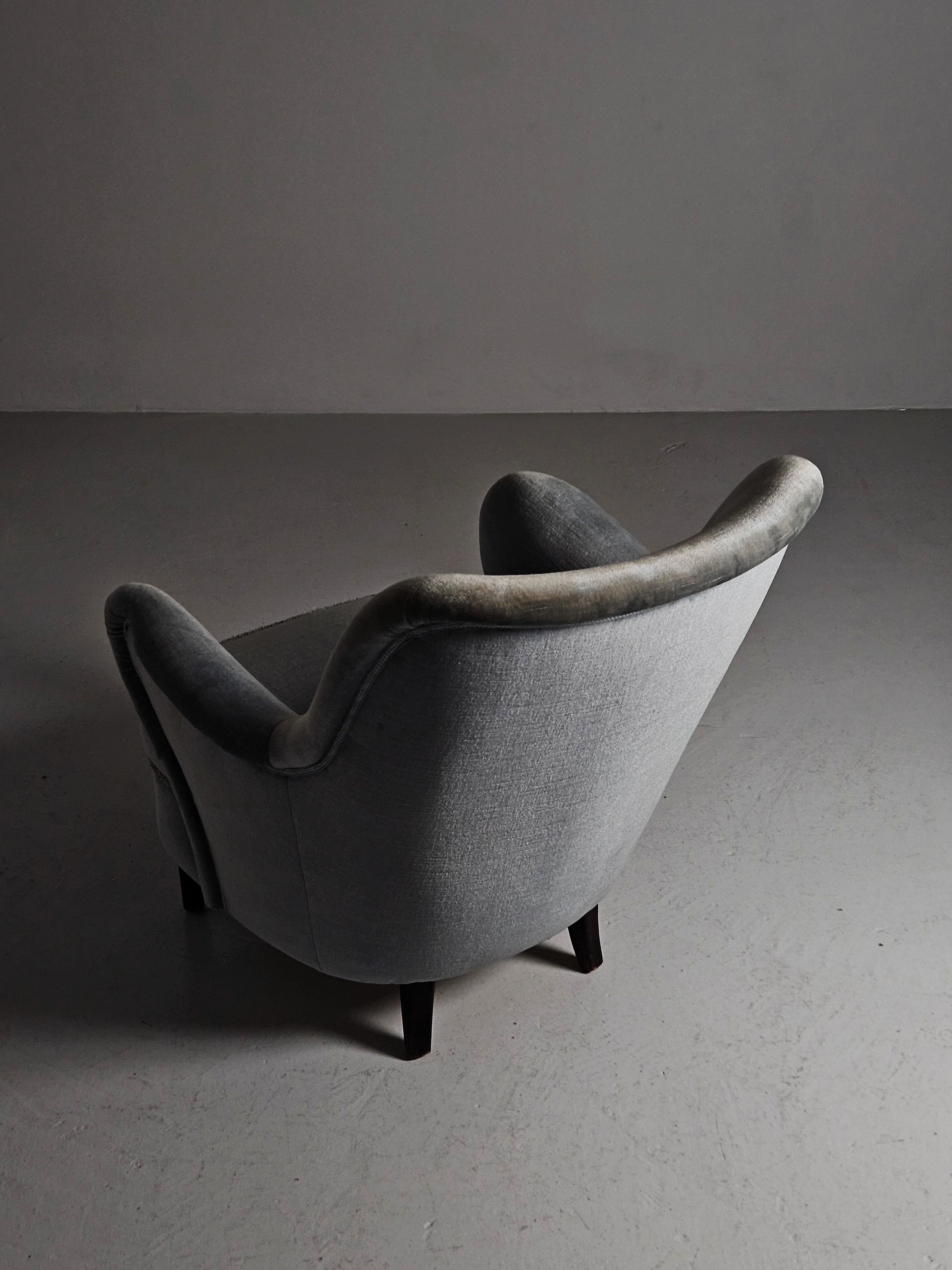 Fauteuils de salon modernes suédois de Gustav Axel Berg, Suède, années 1940 en vente 2