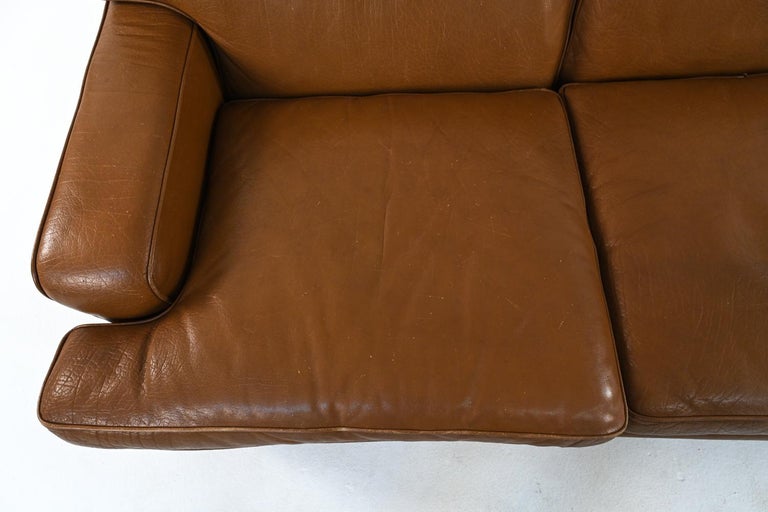 Swedish Modern "Mexico" Leather Sofa by Arne Norell, c. 1960's For Sale at  1stDibs