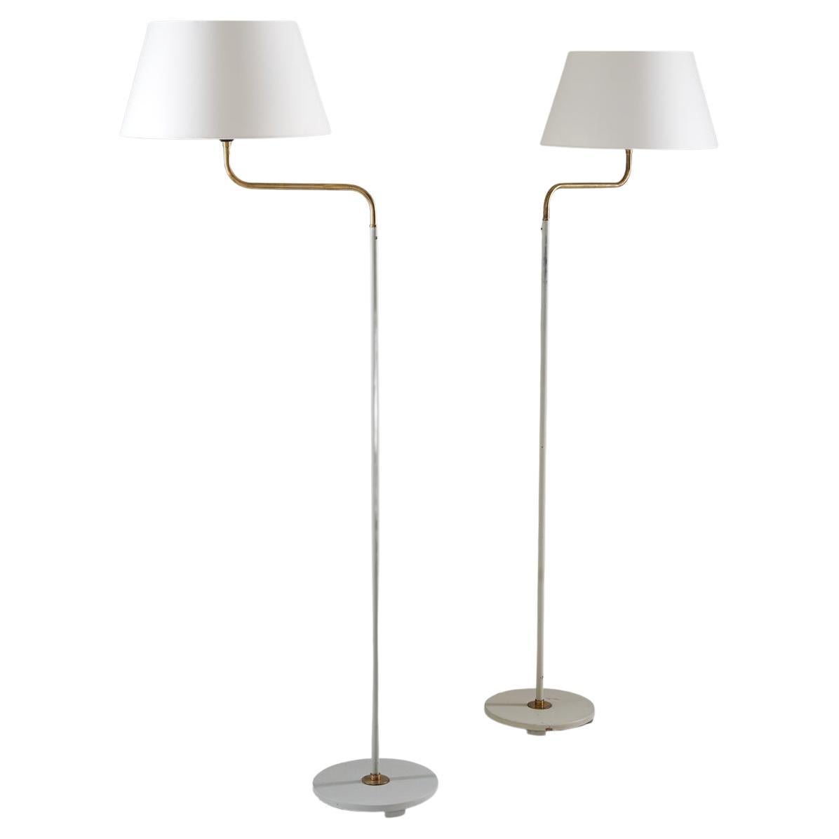 Swedish Modern Midcentury Floor Lamps by ASEA