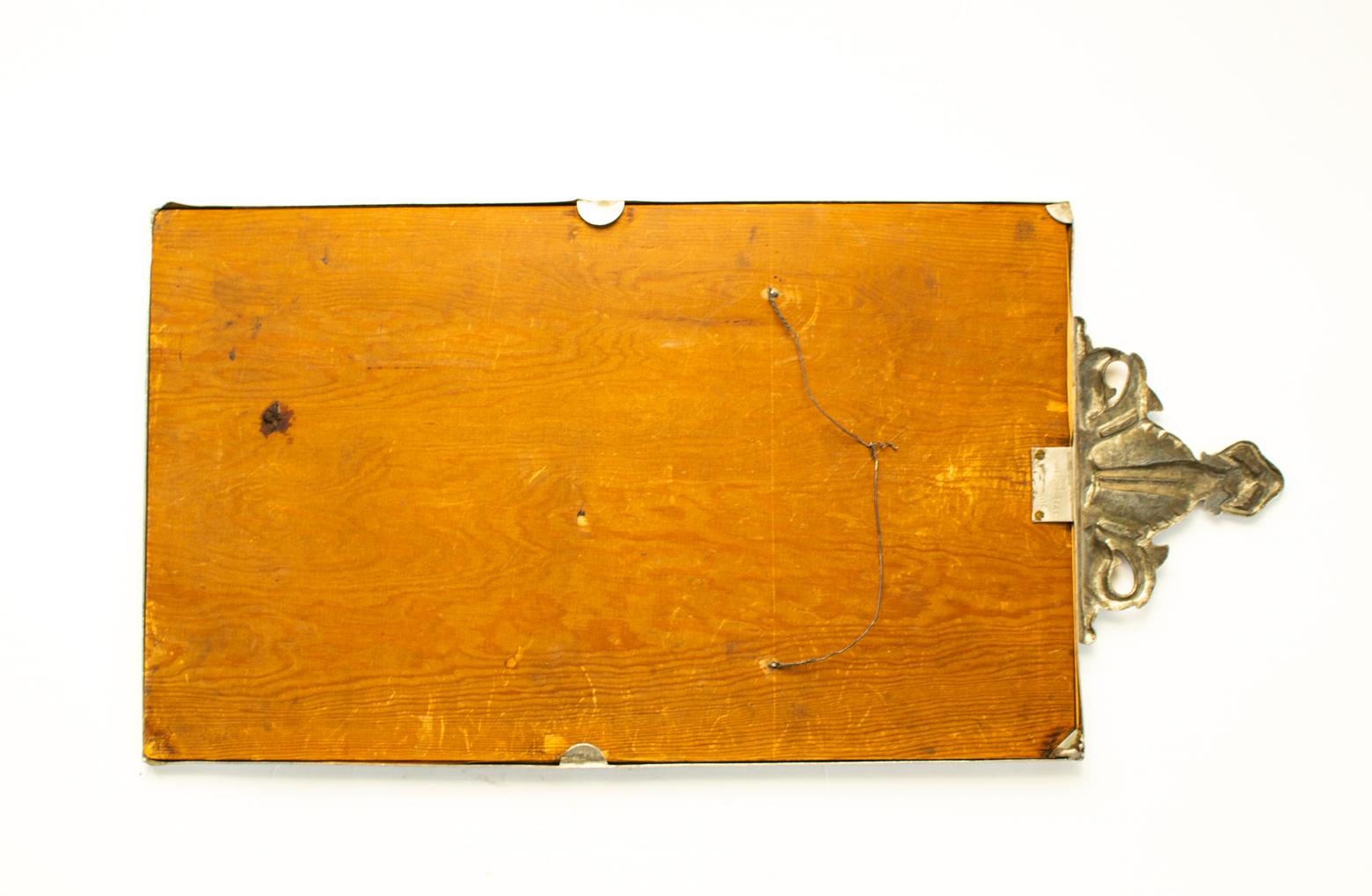 Scandinavian Modern Swedish Modern Mirror by Oscar Antonsson in Pewter from Ystad Metall, Made 1931