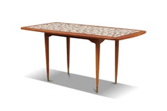 Mosaïque suédoise moderne + table basse en hêtre