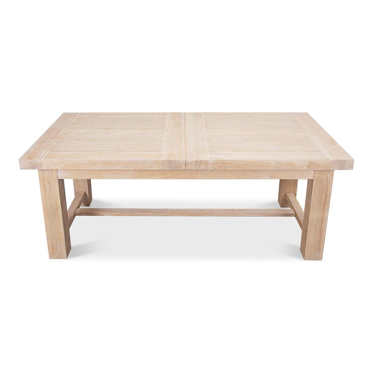 Table de salle à manger à rallonge en chêne suédois moderne en vente 4