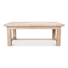 Light Modern Oak Extension Dining Table