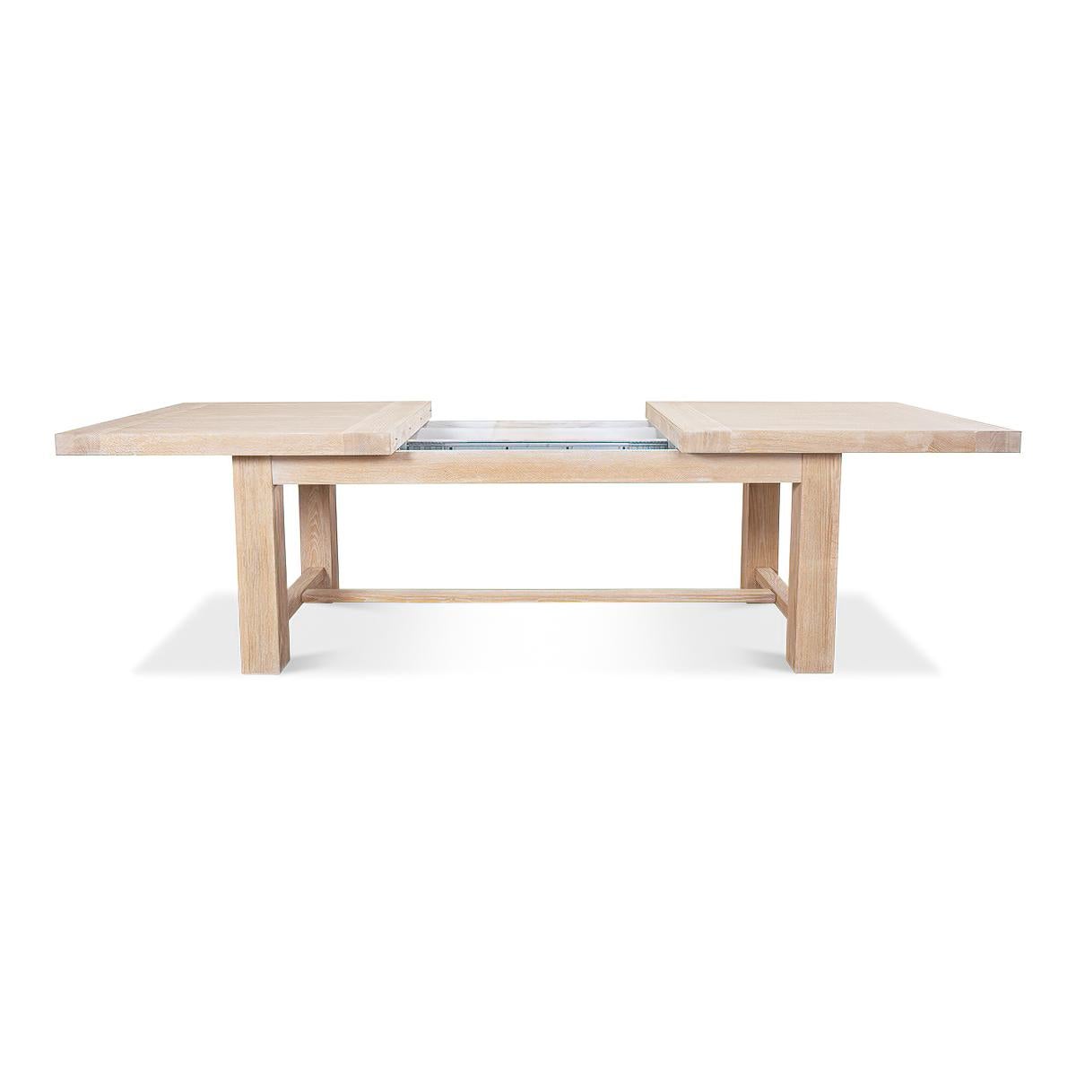Moderne Table de salle à manger à rallonge en chêne suédois moderne en vente