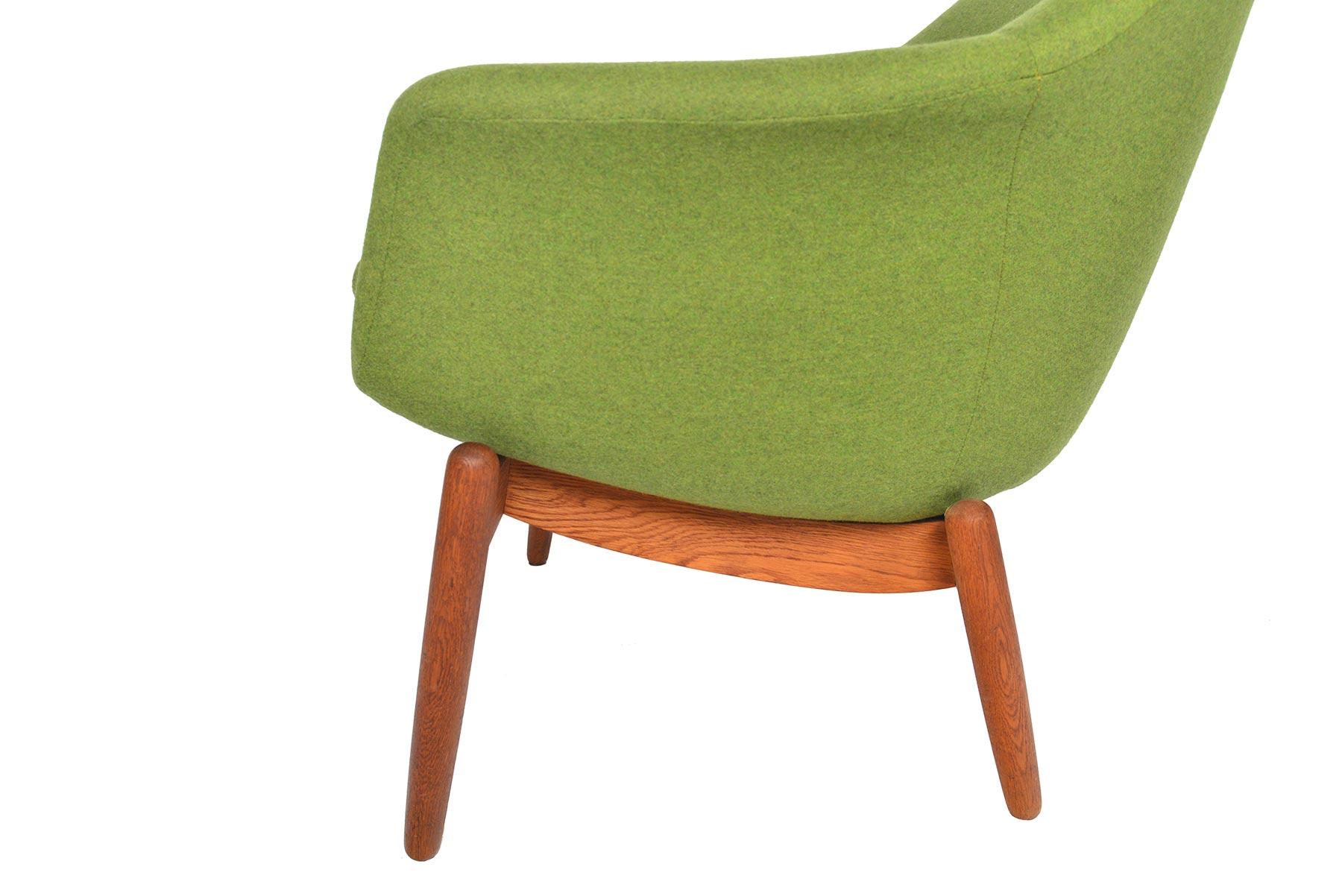 Swedish Modern Oak Lounge Chair by Scapa In Good Condition In Berkeley, CA