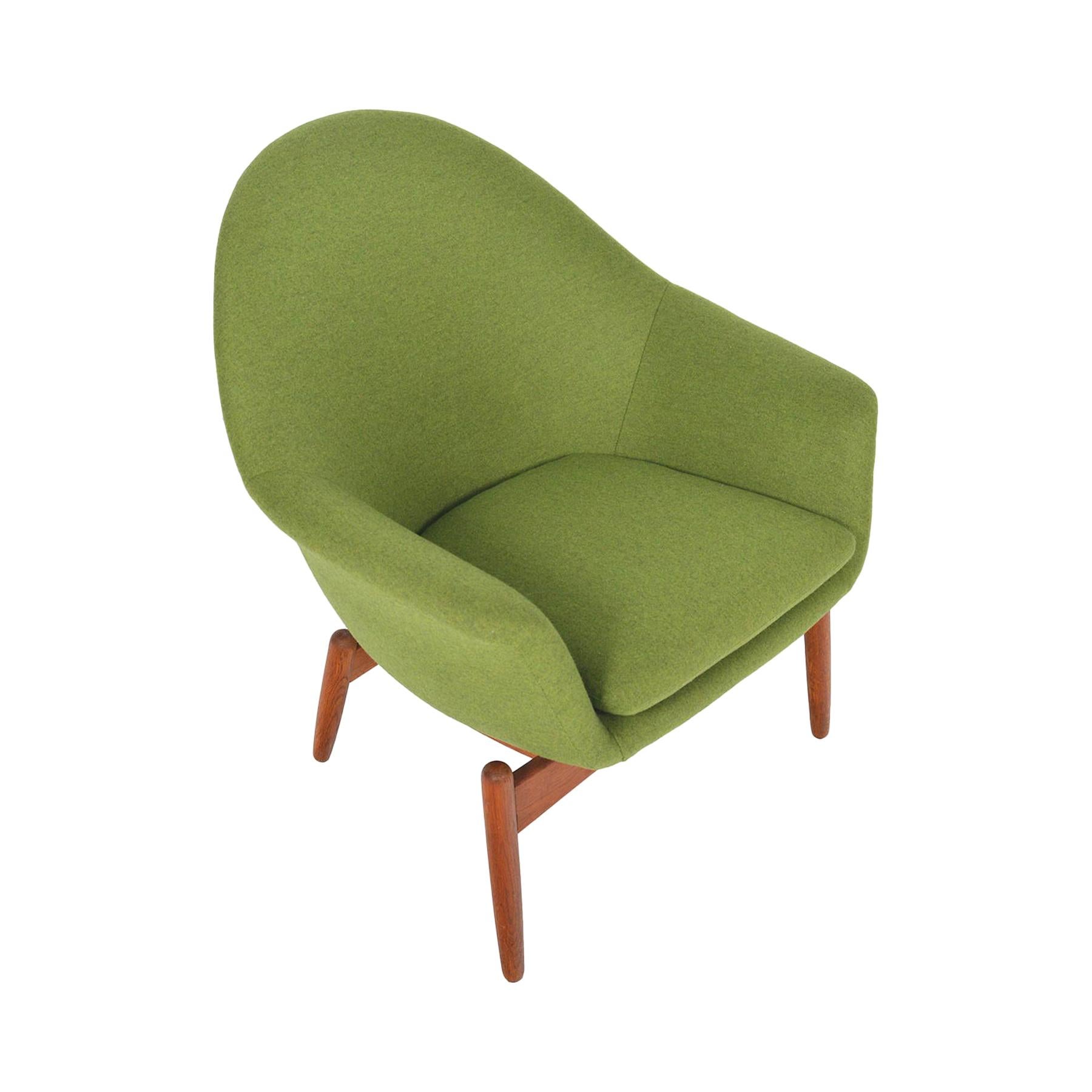 Swedish Modern Oak Lounge Chair by Scapa