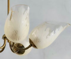 Swedish Modern pendant by Carl Erik Bodén for Glössner, mid-1900s.