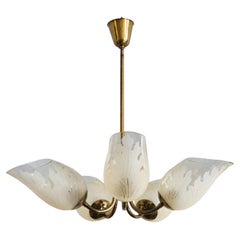 Swedish Modern pendant by Carl Erik Bodén for Glössner, mid-1900s.