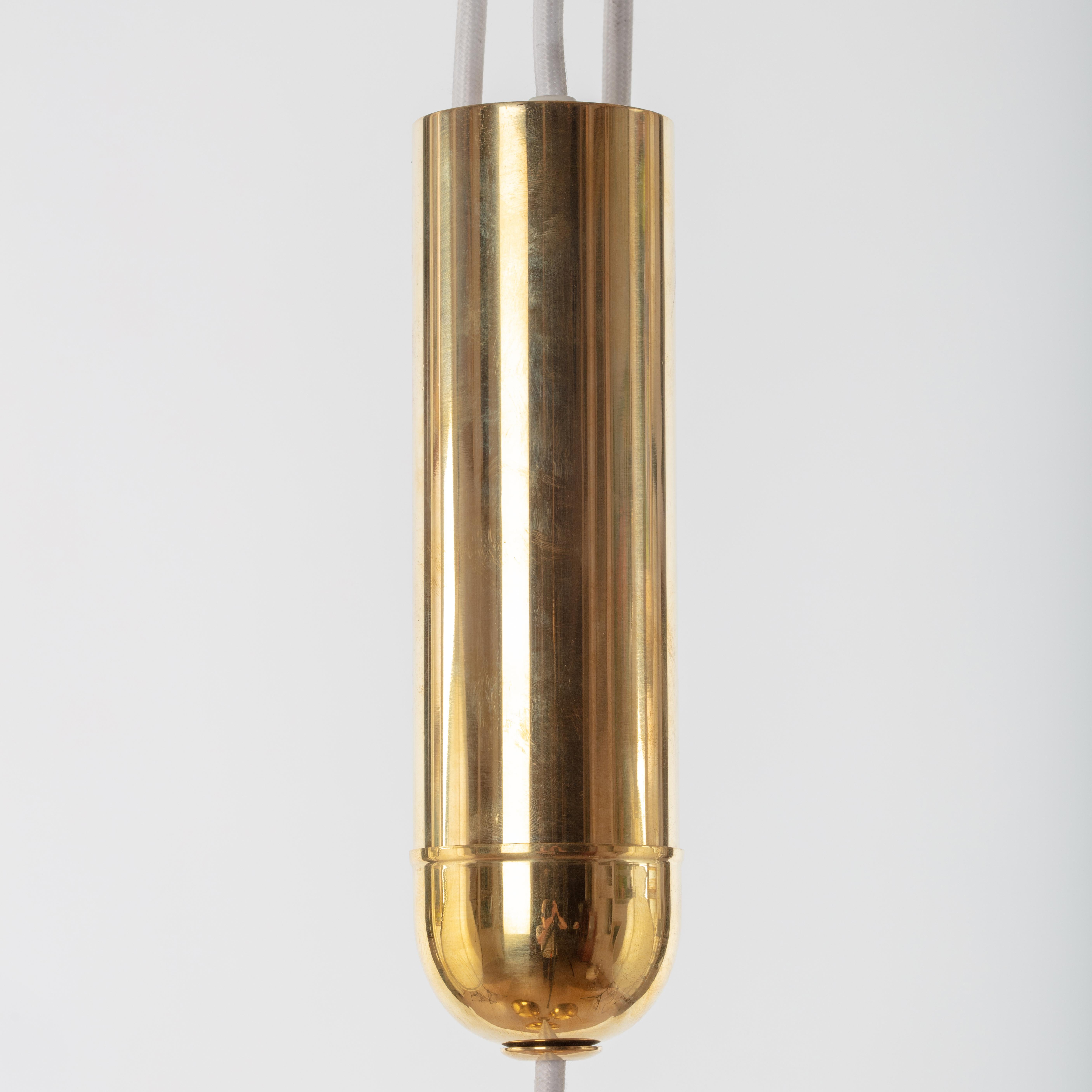 Swedish Modern Pendant in Brass 1940s by Carl-Axel Acking In Excellent Condition For Sale In Stockholm, SE