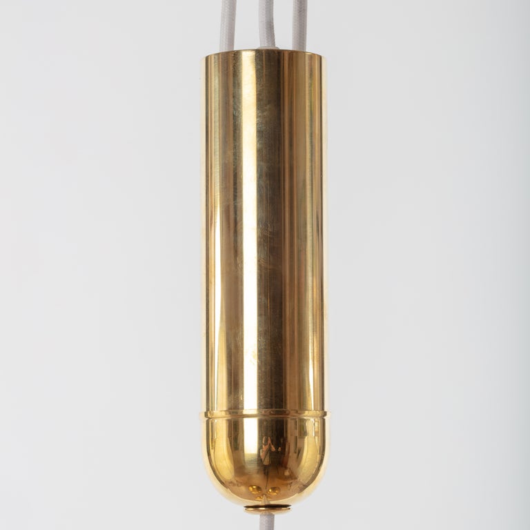 Swedish Modern Pendant in Brass 1940s by Carl-Axel Acking In Excellent Condition For Sale In Stockholm, SE