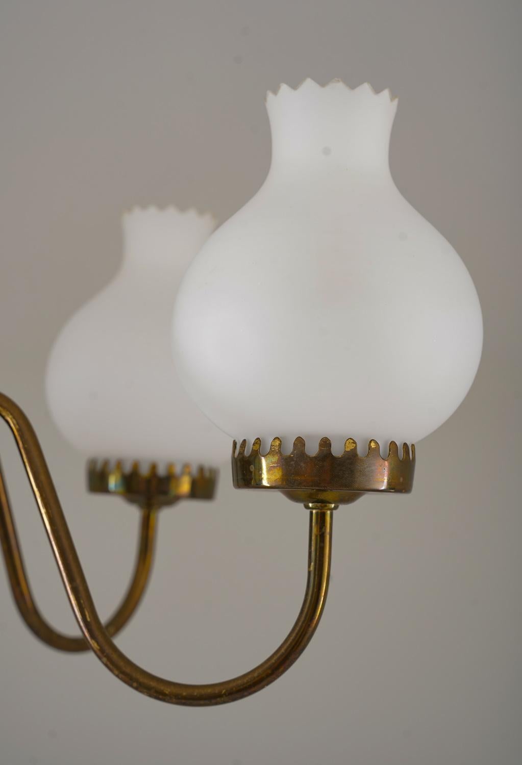 Pendentif The Modernity en laiton et verre Bon état - En vente à Karlstad, SE