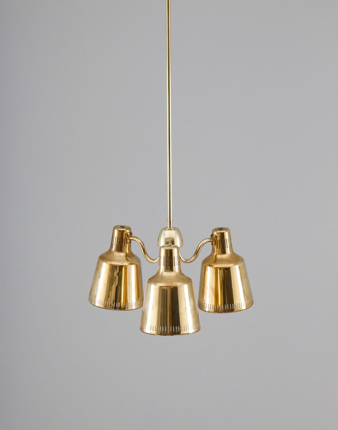 Swedish Modern Pendant in Brass In Good Condition For Sale In Karlstad, SE
