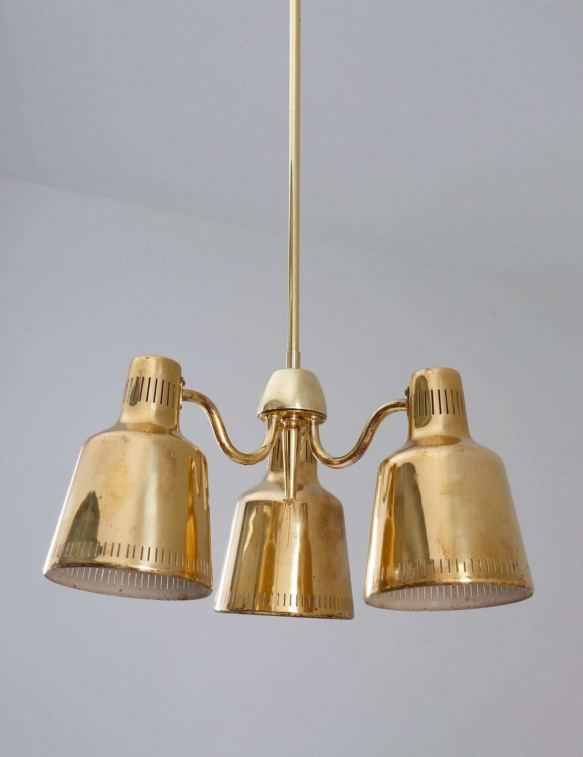 20th Century Swedish Modern Pendant in Brass For Sale