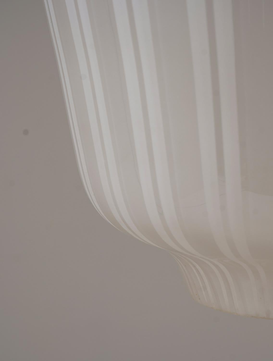 Swedish Modern Pendants in Brass and Glass by Bröderna Malmströms For Sale 2