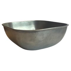 Swedish Modern Pewter Bowl by Edvin Ollers, Schreuder
Olsson, 1938