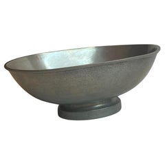 Swedish Modern Pewter Bowl by Edvin Ollers, Schreuder
Olsson, 1966