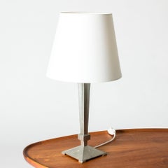 Swedish Modern Pewter Table Lamp, Sweden, 1930