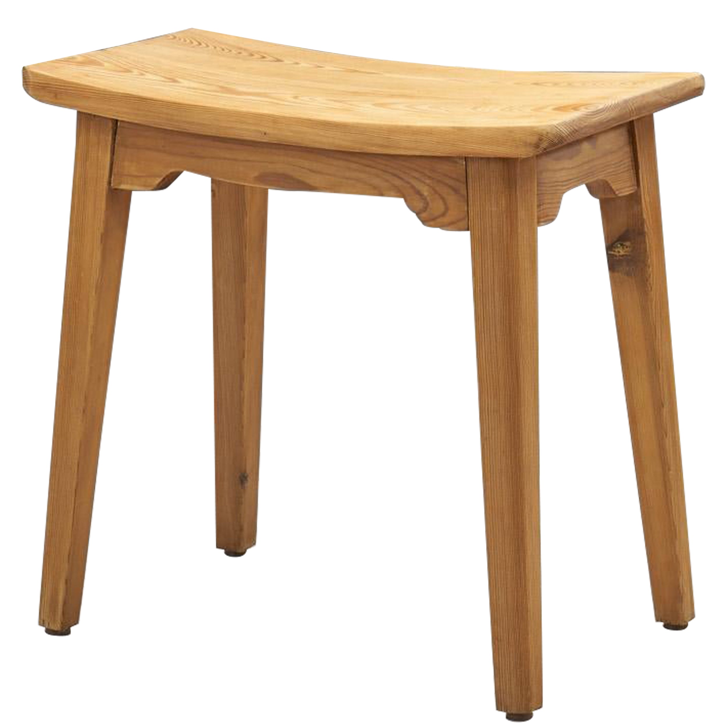Sgabello moderno svedese in pino, Svezia, anni '40