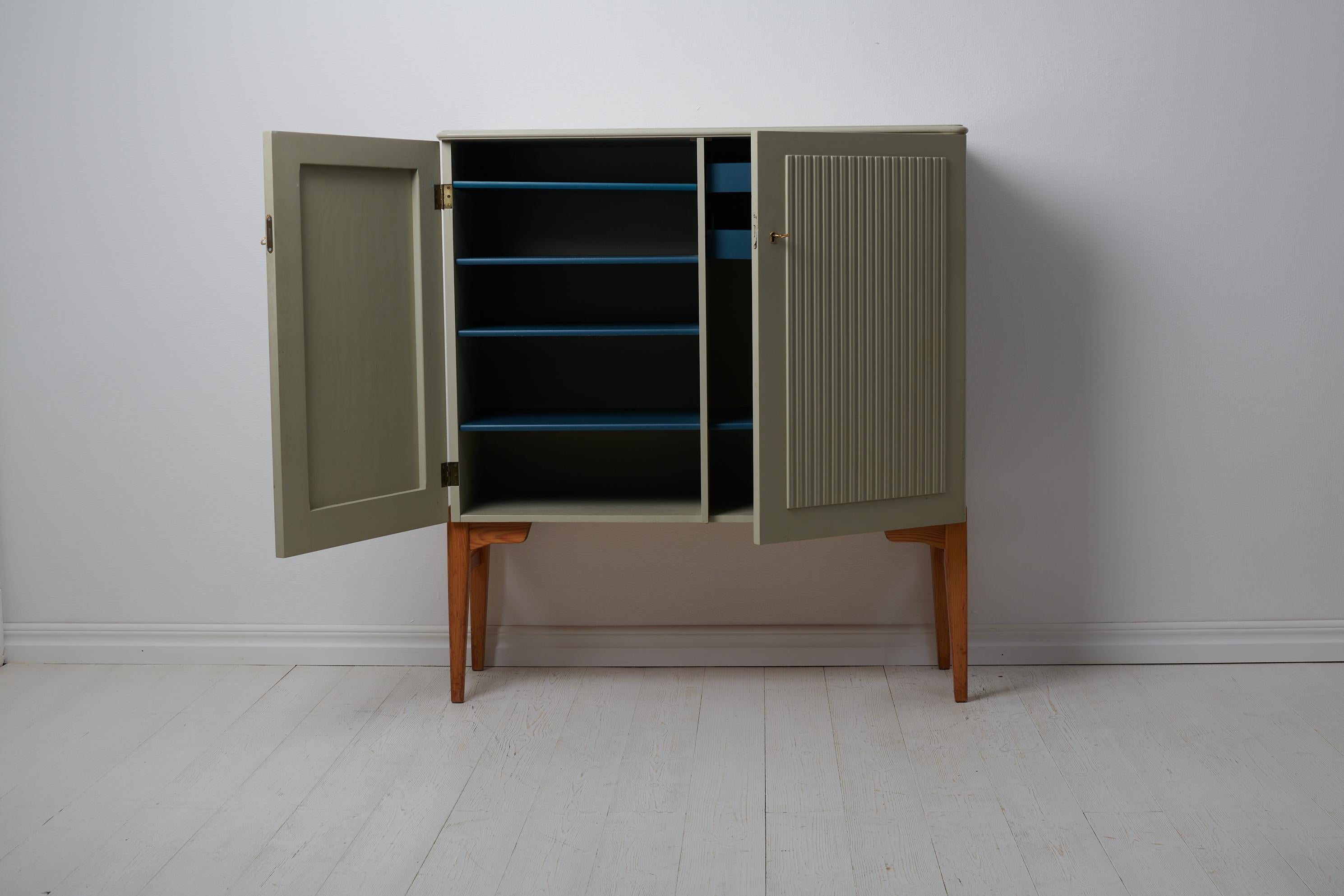 Scandinavian Modern Swedish Modern Pine  Cabinet
