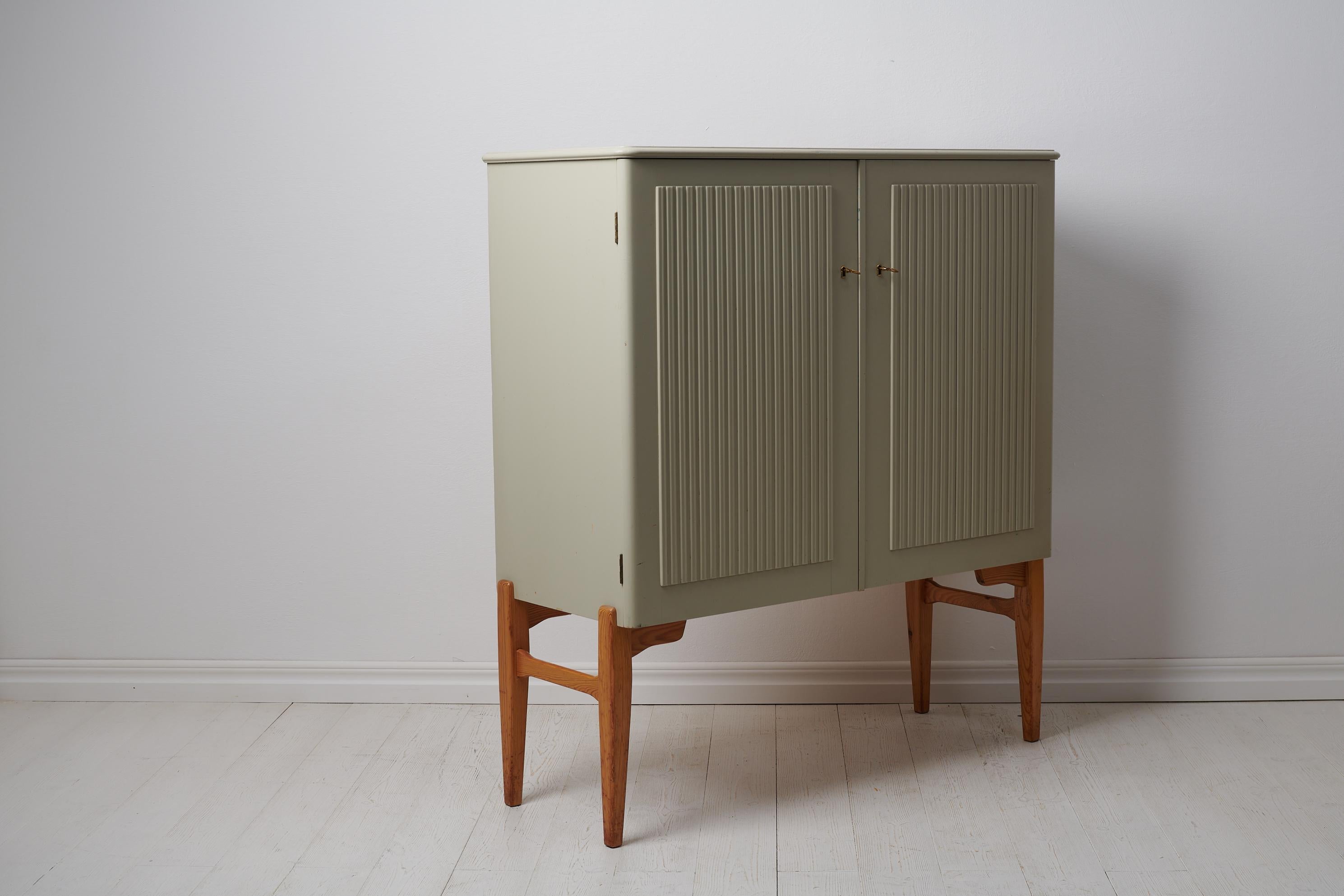 Swedish Modern Pine  Cabinet 1