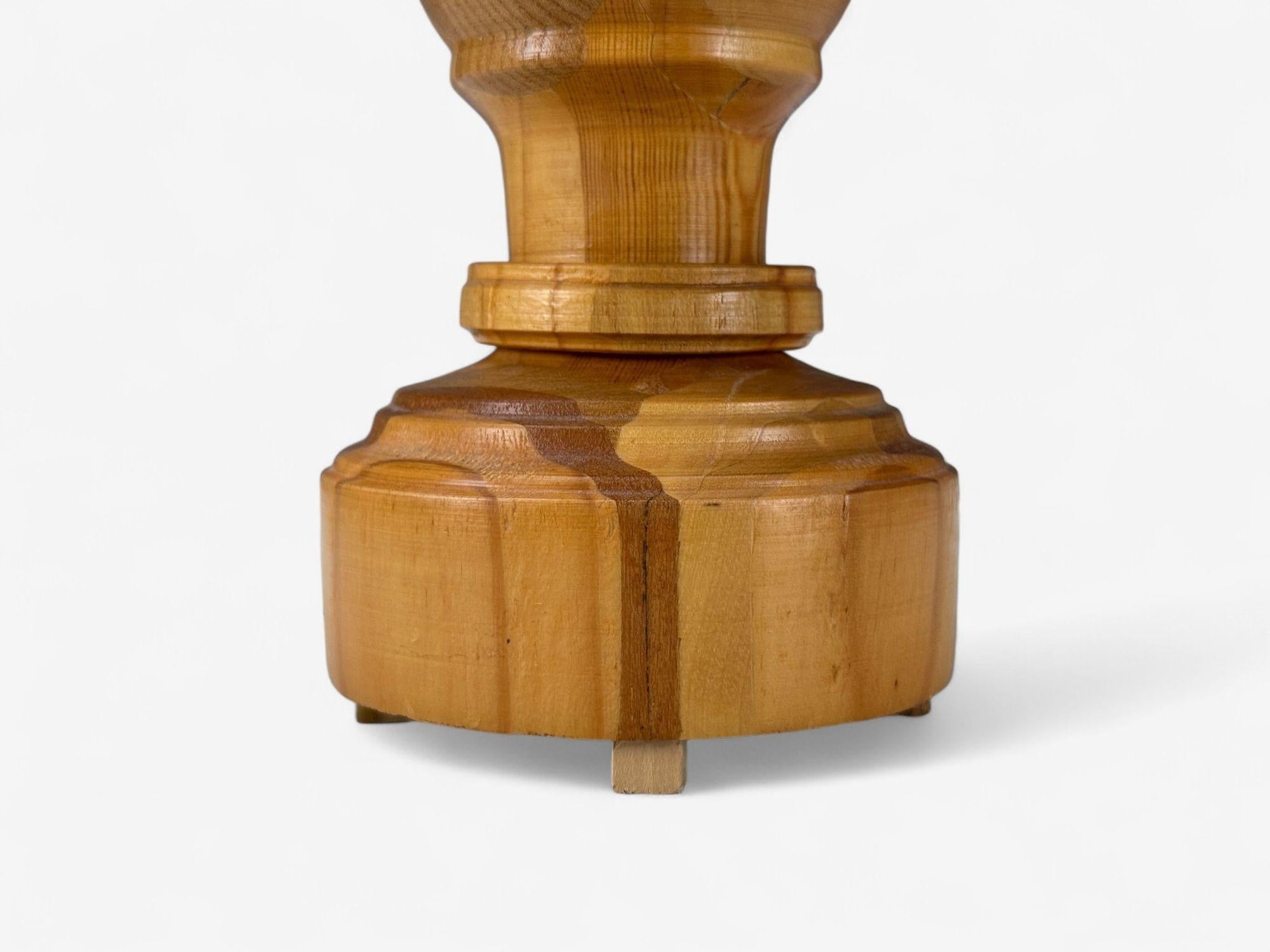 Swedish Modern, Pine, Table Lamp, Sweden, 1960s For Sale 2