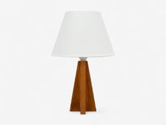 Schwedische Moderne, Kiefer, Tischlampe, Schweden, 1970er Jahre