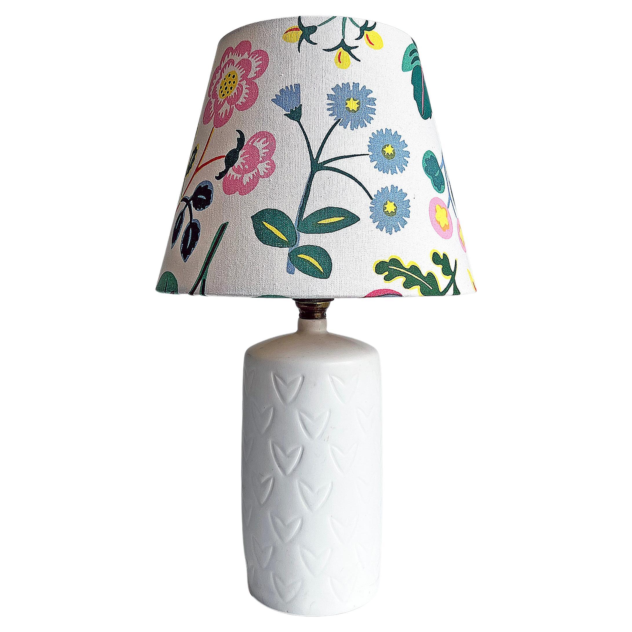 Swedish Modern Porcelain Table Lamp by Rörstrand For Sale
