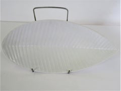 Swedish Modern Reptile Satin White Ceramic Bowl Stig Lindberg Gustavsberg 1950s