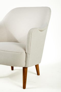 Poltrona Samsas moderna svedese di Carl Malmsten del 1950