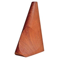 Swedish Modern Sculptural Vase in Teak