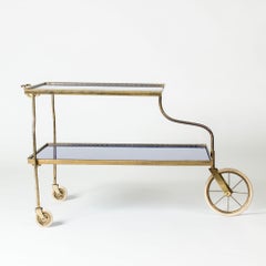 Swedish Modern Serving Cart by Josef Frank, Firma Svenskt Tenn, 1940/50s