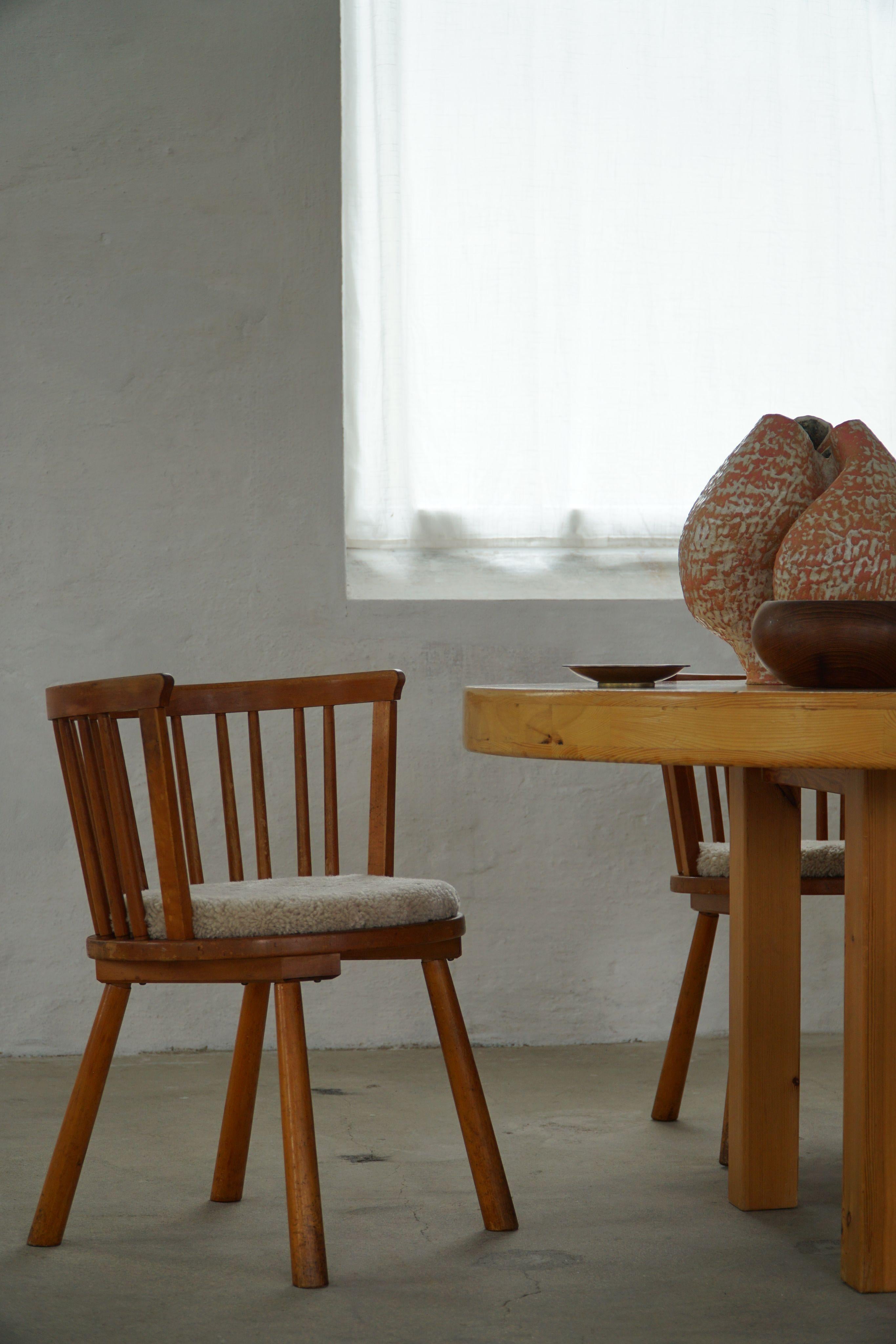 Ensemble de 4 fauteuils modernes suédois dans le style d'Axel Einar Hjorth, années 1930 en vente 3