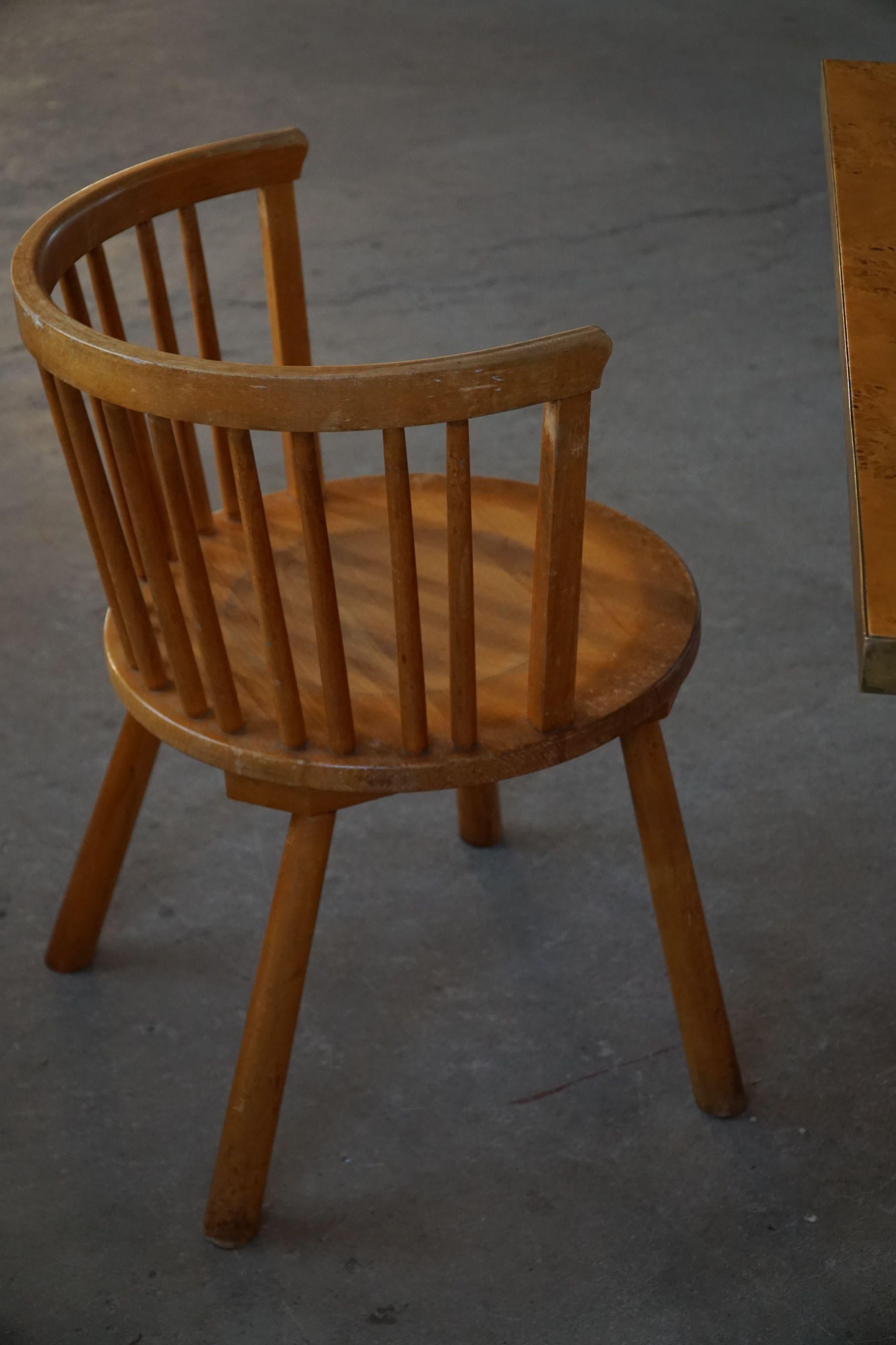 Set di 4 poltrone moderne svedesi nello stile di Axel Einar Hjorth, anni '30 in vendita 6