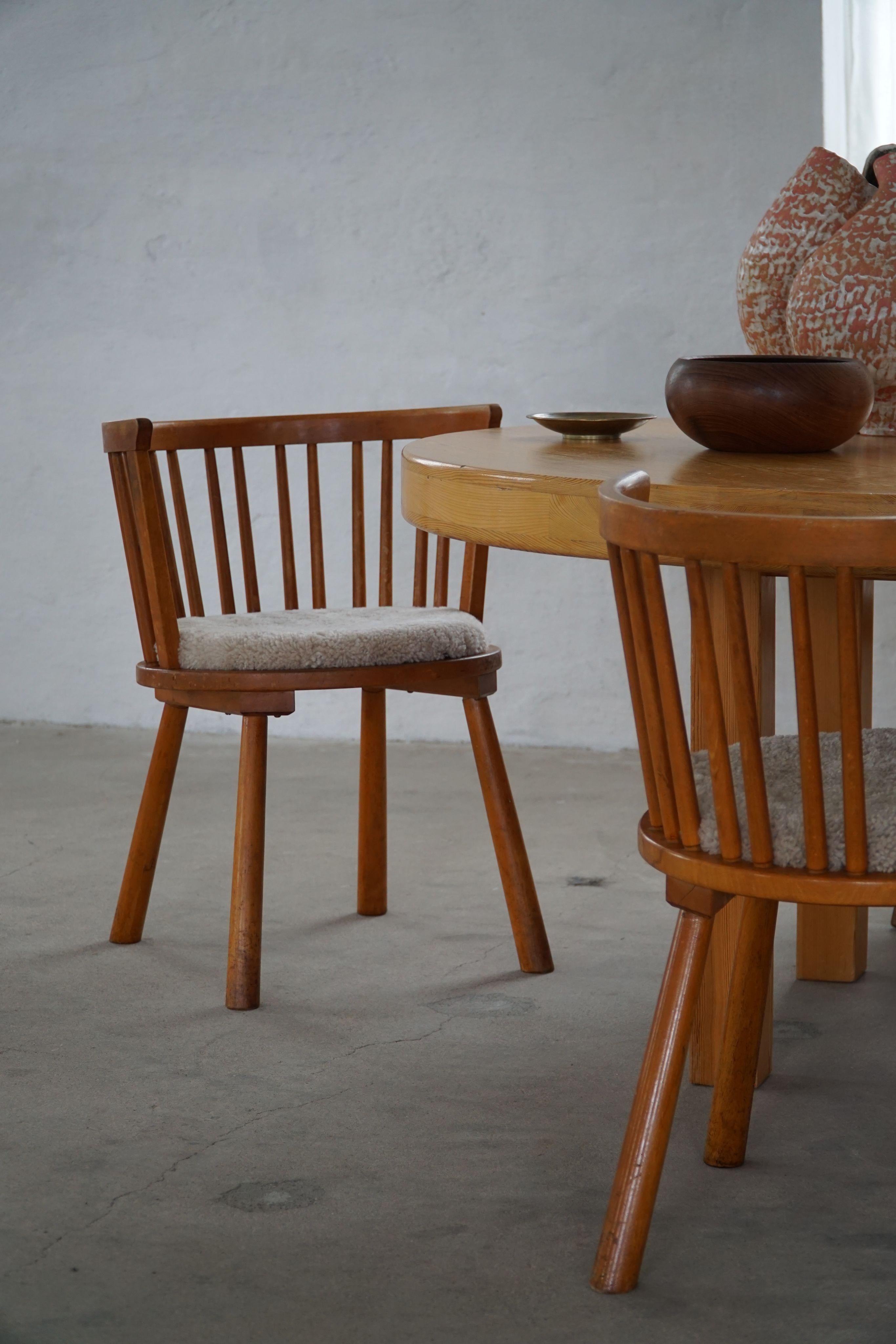 Ensemble de 4 fauteuils modernes suédois dans le style d'Axel Einar Hjorth, années 1930 en vente 12
