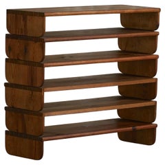 Swedish Modern, Set of 6 Multifunctional Shelves in Pine, Late 19th Century