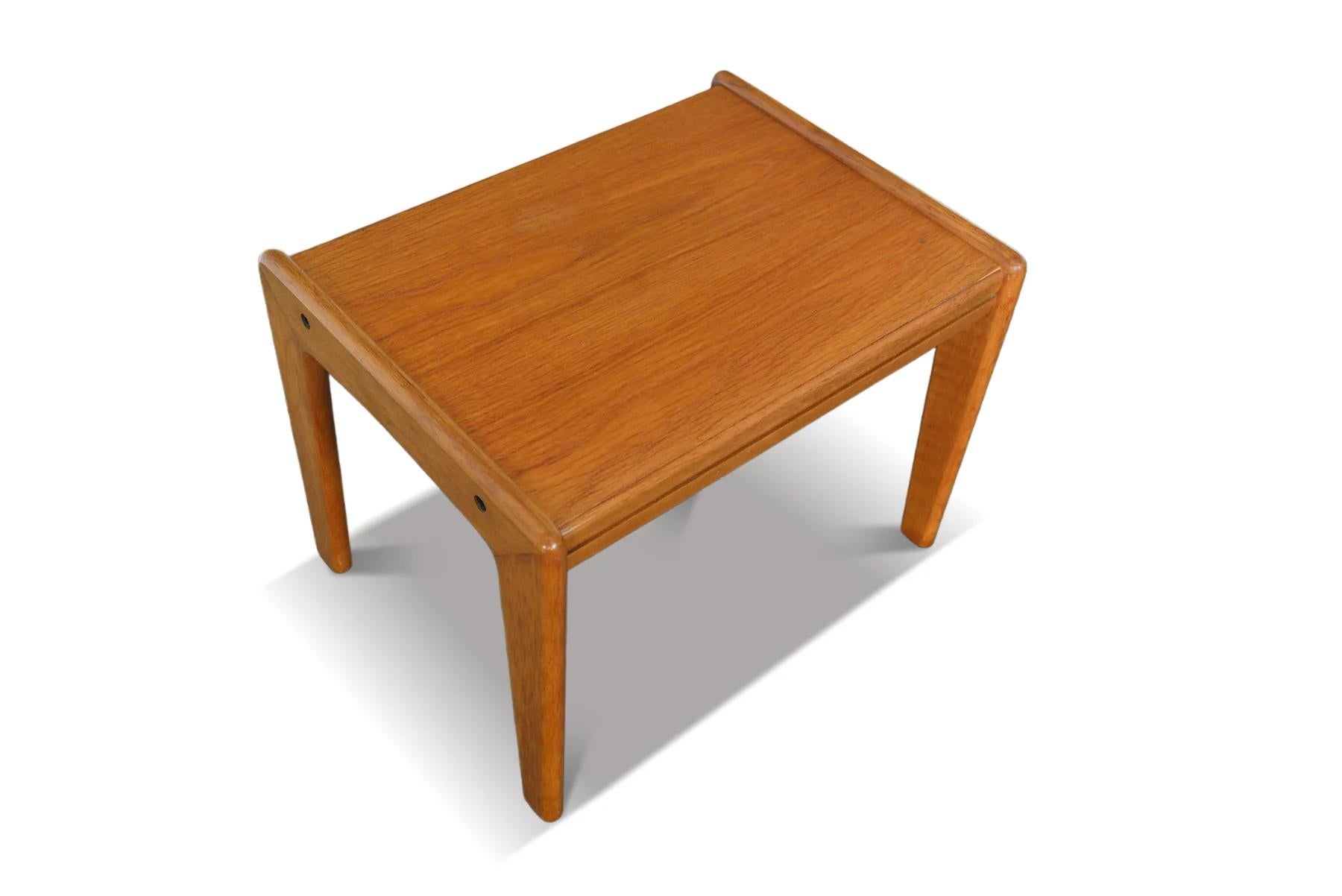 Mid-Century Modern Swedish Modern Side Table in Teak For Sale