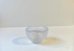Swedish Modern Small Opalescent Bowl by Sven Palmqvist for Orrefors, 1950s