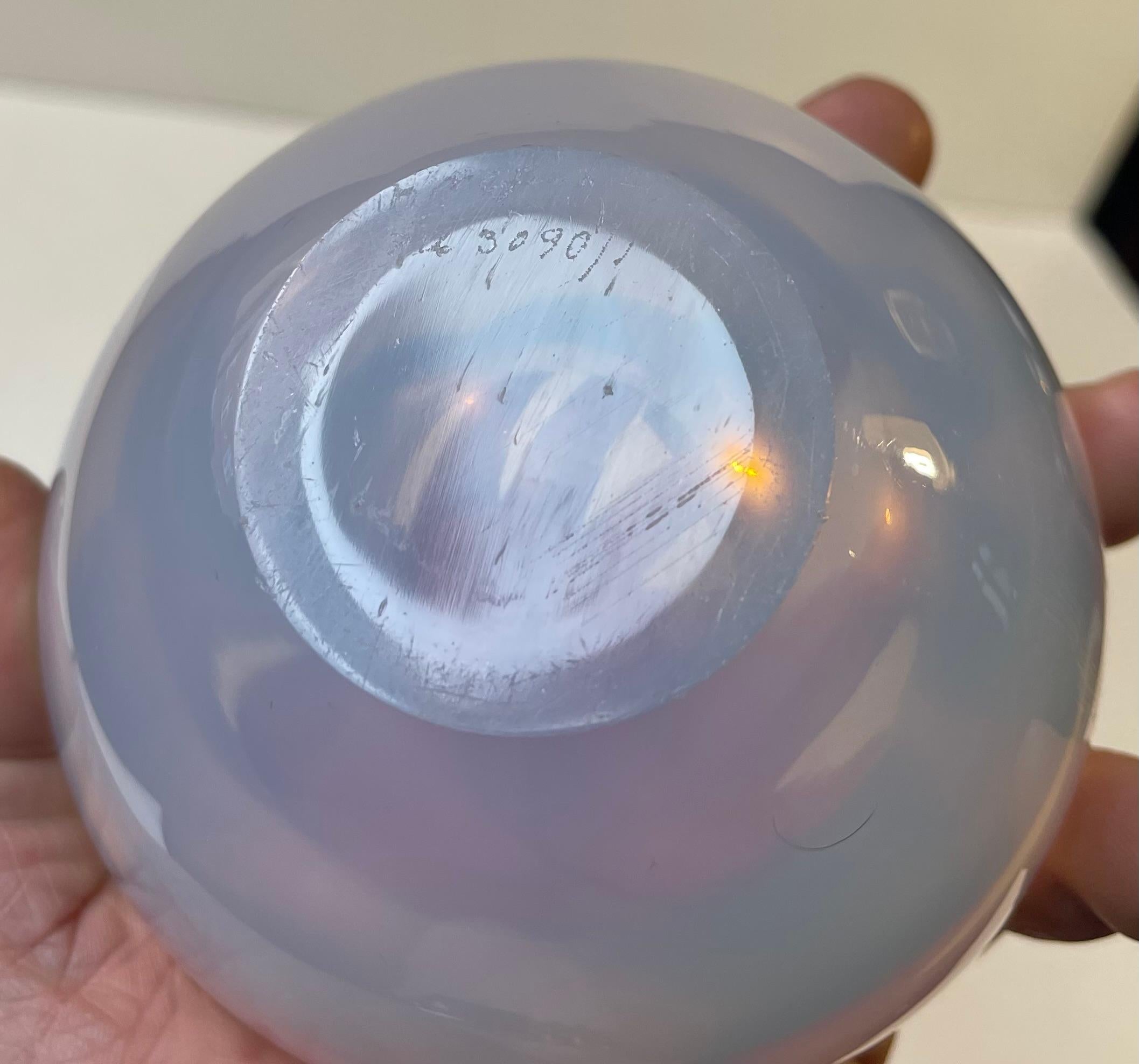 Piccola ciotola opalescente moderna svedese di Sven Palmqvist per Orrefors, anni '50 In condizioni buone in vendita a Esbjerg, DK