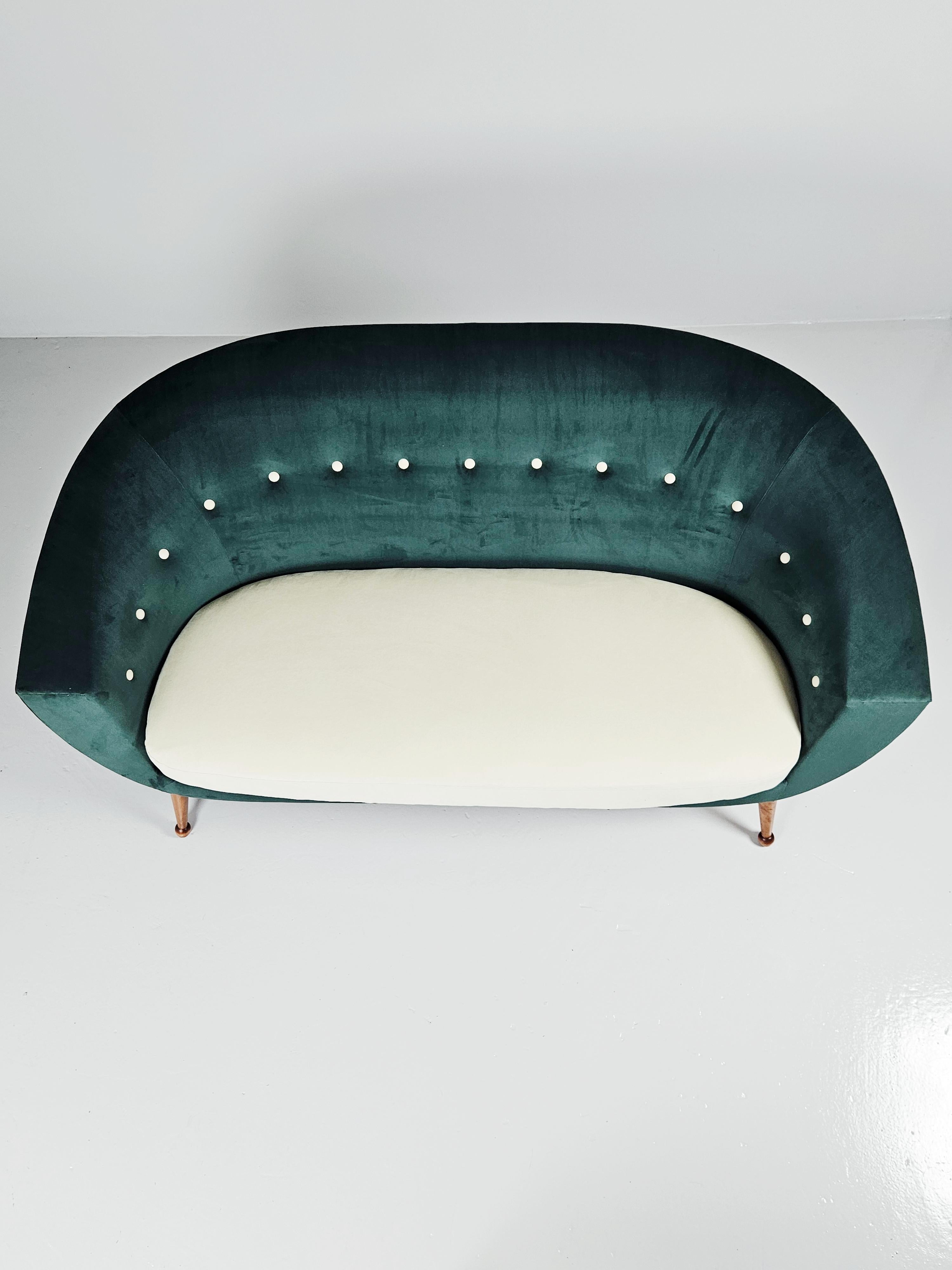 Swedish modern sofa 'Tellus' by Folke Jansson for SM Wincrantz, Sweden, 1960s For Sale 4
