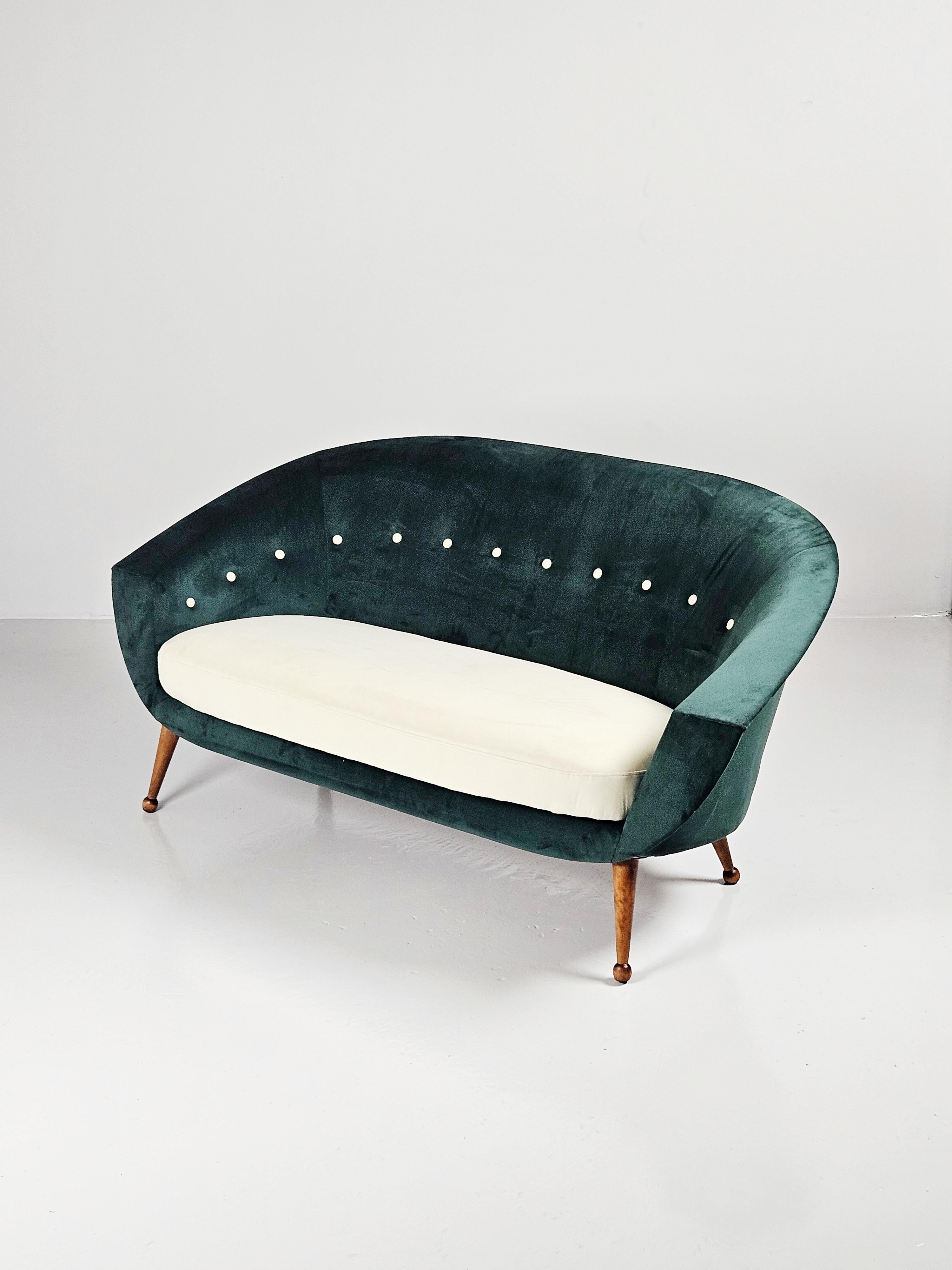 Scandinavian Modern Swedish modern sofa 'Tellus' by Folke Jansson for SM Wincrantz, Sweden, 1960s For Sale