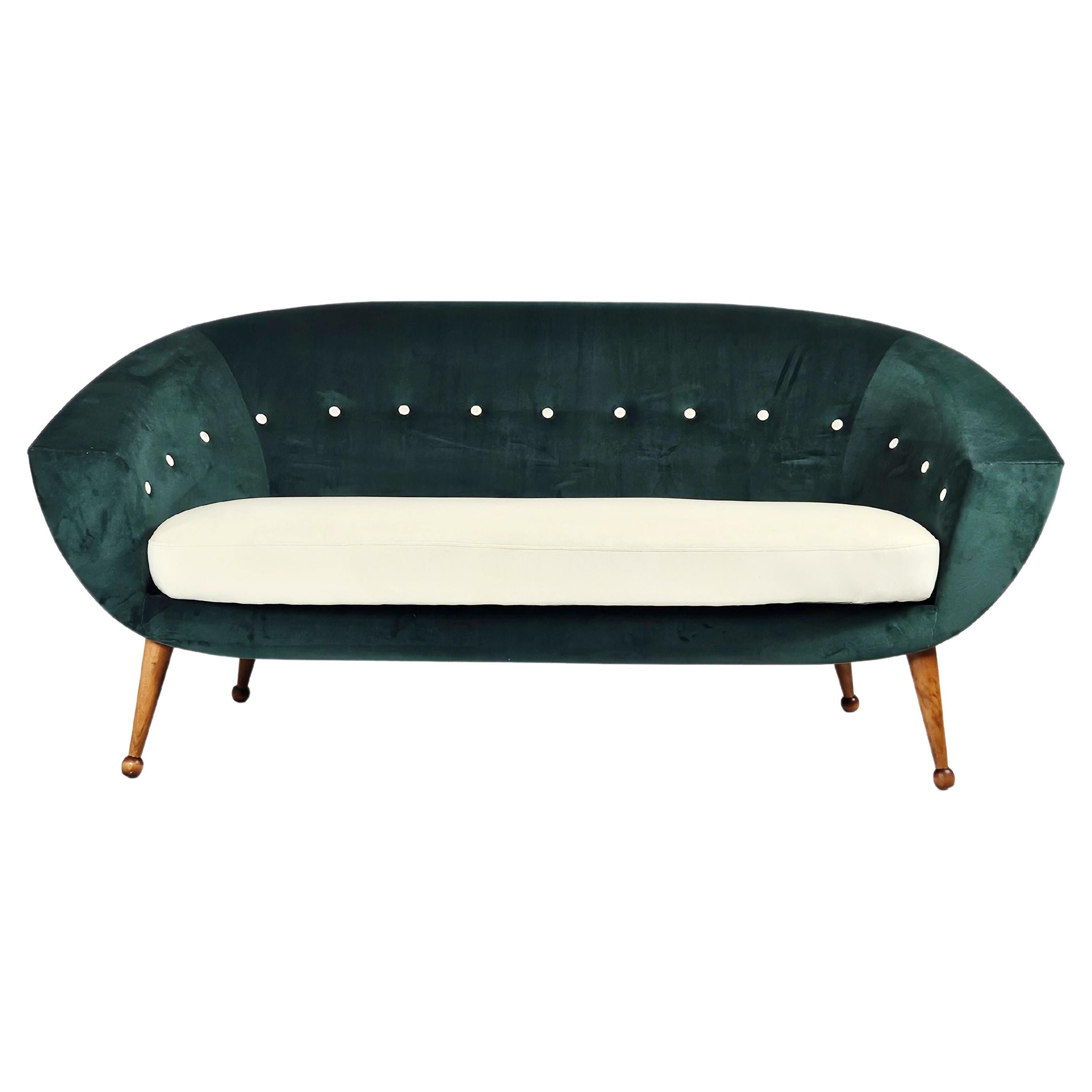 Swedish modern sofa 'Tellus' by Folke Jansson for SM Wincrantz, Sweden, 1960s For Sale